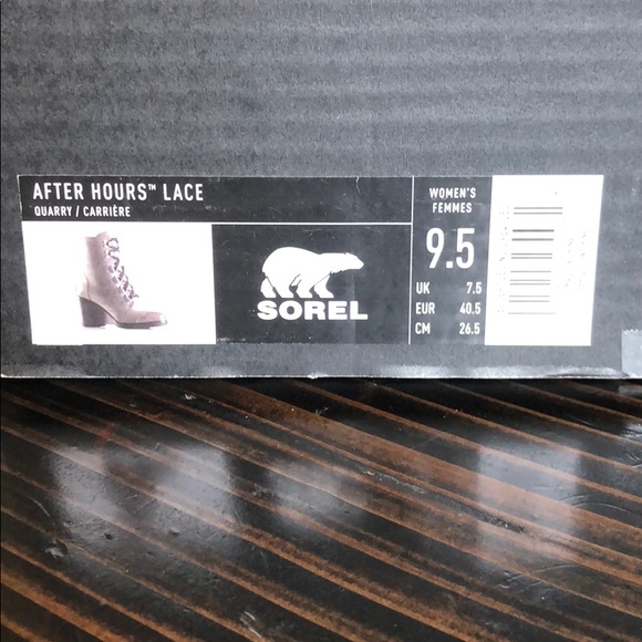 NWT Sorel After Hours lace Boot / bootie wedge - Picture 10 of 12